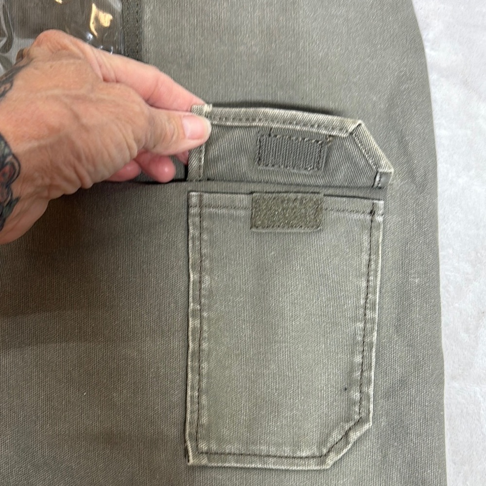 Green Canvas Duffel Bag With Drawstring Closure - image 7